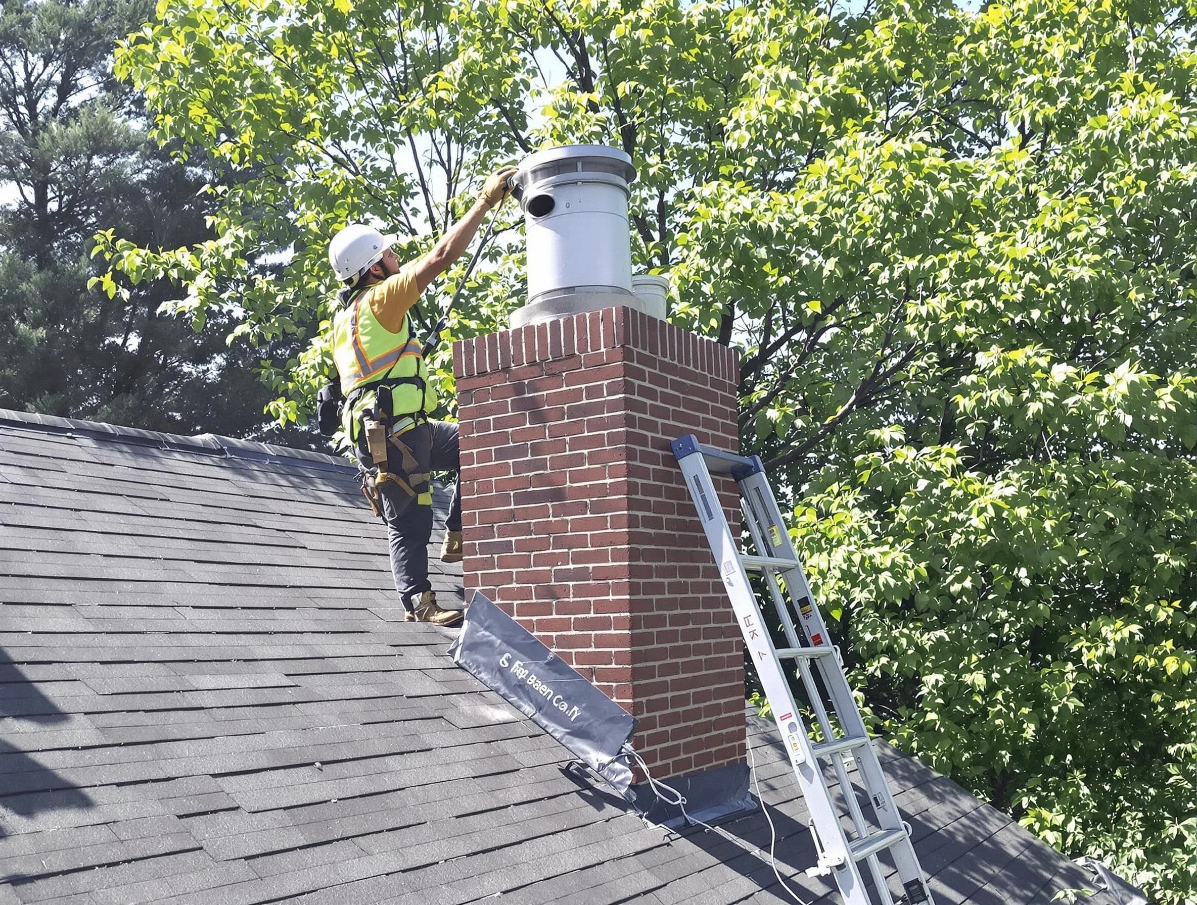 Chimney liner inspection by Paramus Chimney Sweep in Paramus, NJ