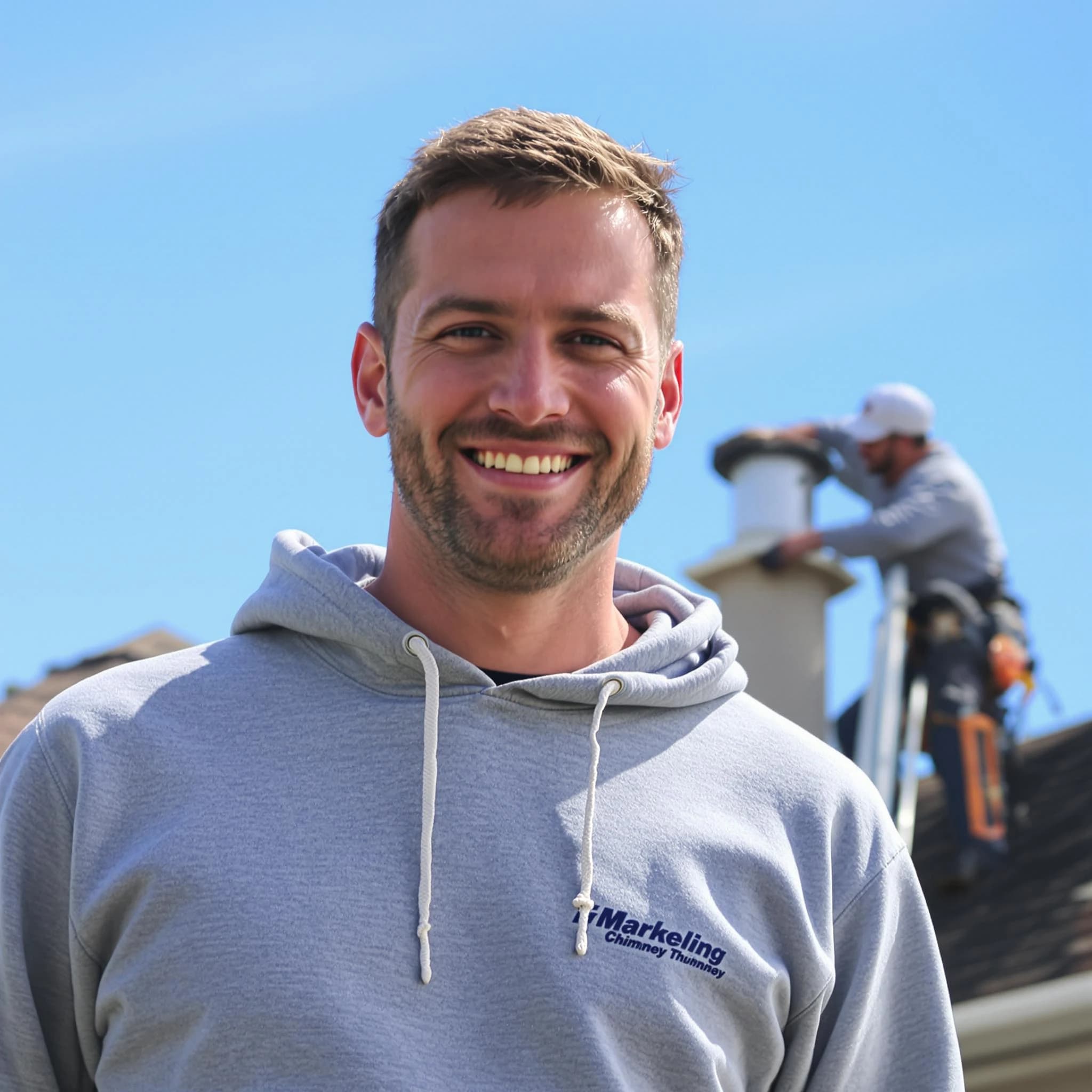 The Paramus Chimney Sweep team.