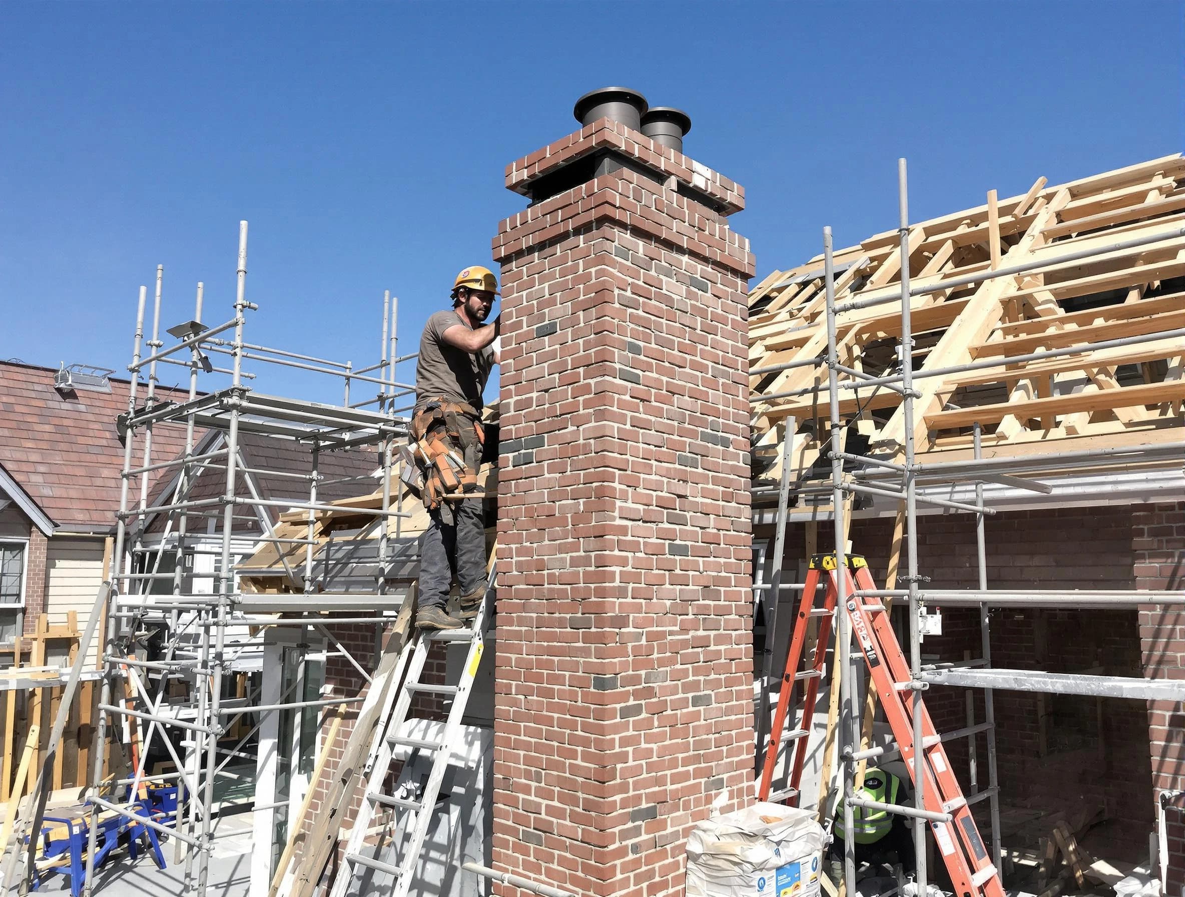 New chimney installation completed by Paramus Chimney Sweep in Paramus, NJ