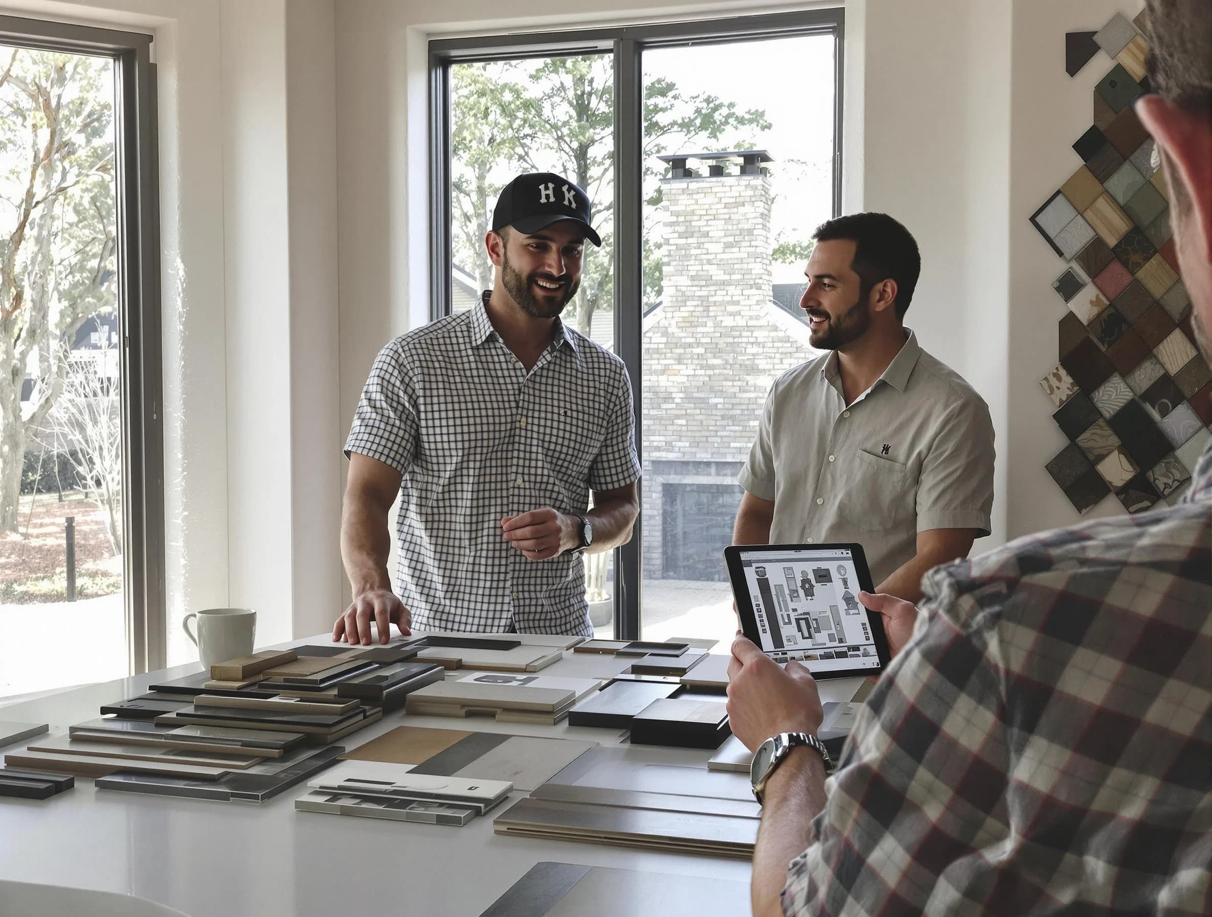 Paramus Chimney Sweep remodeling a chimney and fireplace in Paramus, NJ