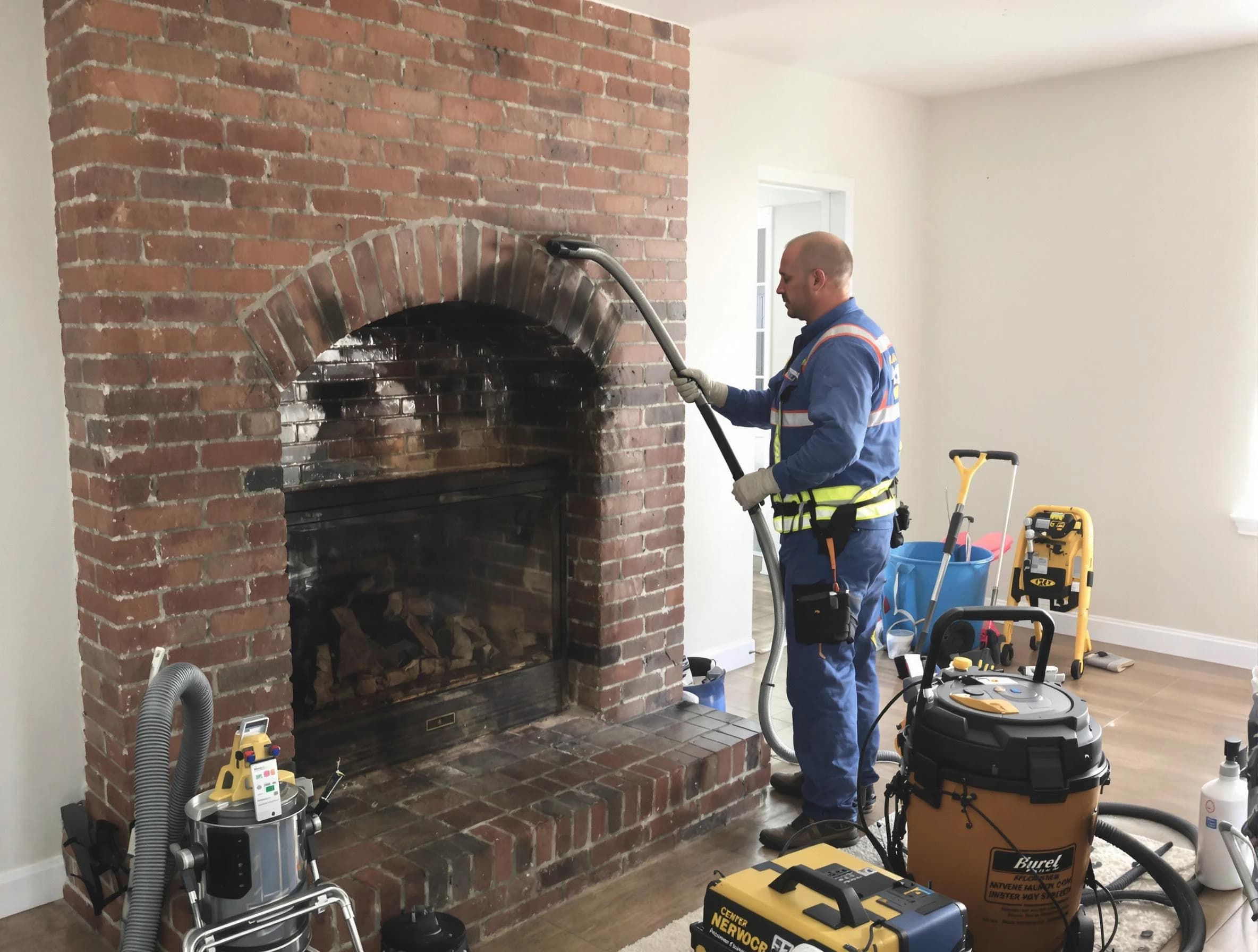 Paramus Chimney Sweep expert performing detailed chimney sweep in Paramus, NJ