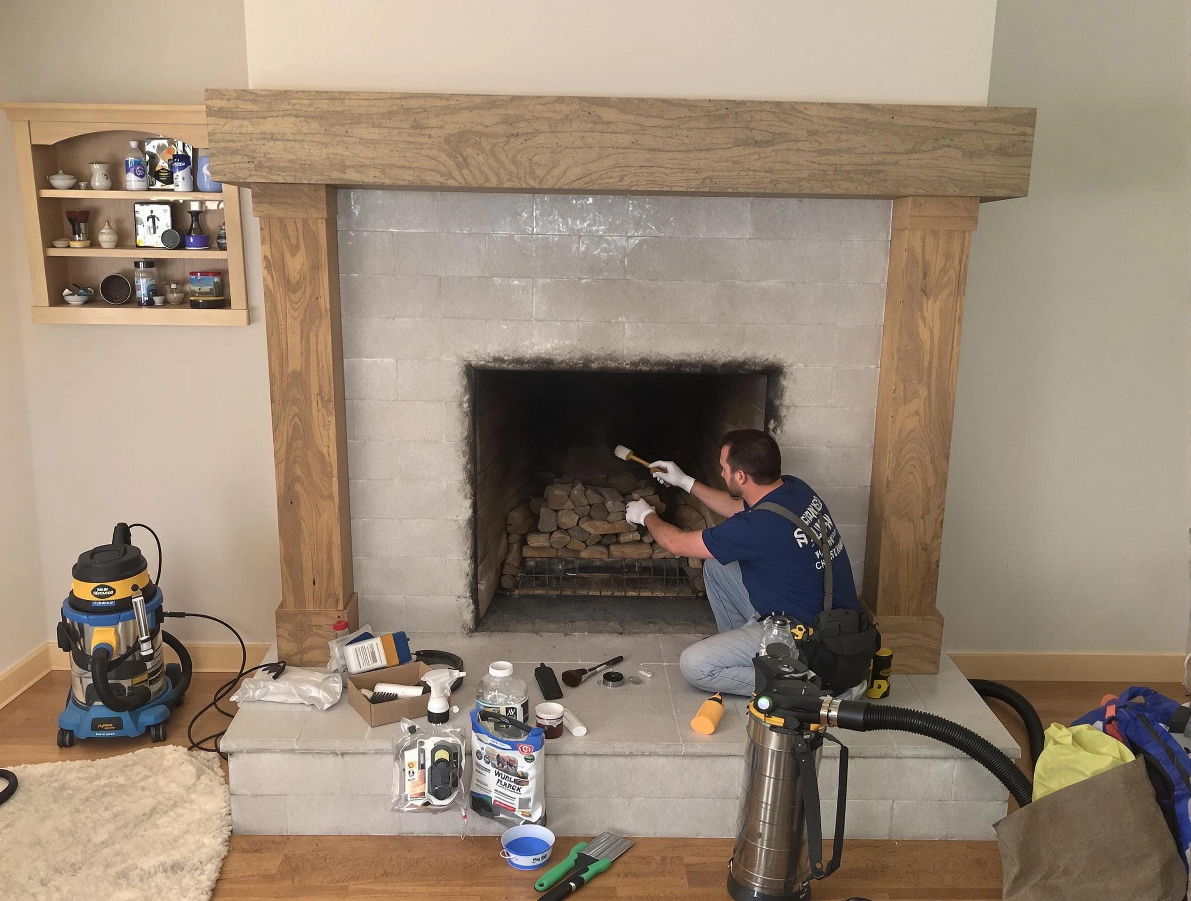 Detailed creosote removal process by Paramus Chimney Sweep in Paramus, NJ