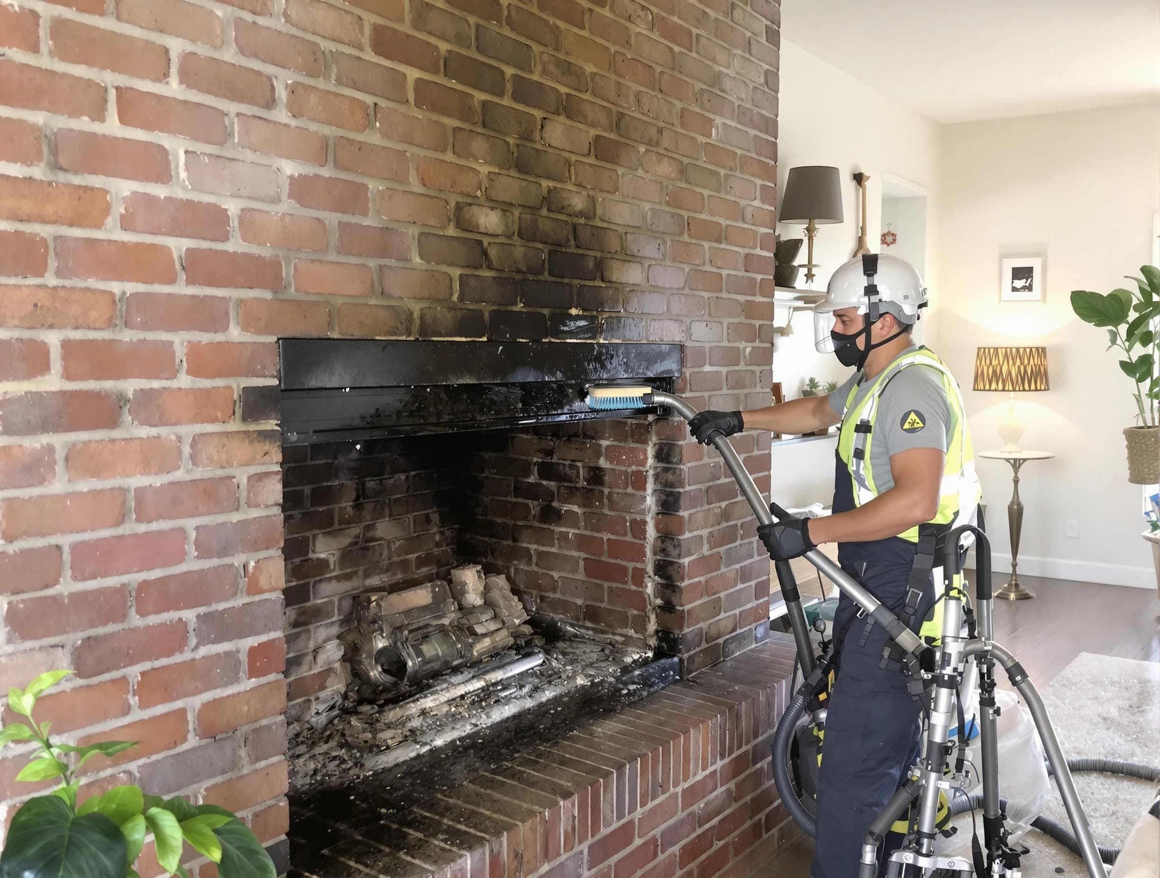 Paramus Chimney Sweep providing fireplace cleaning services in Paramus, NJ