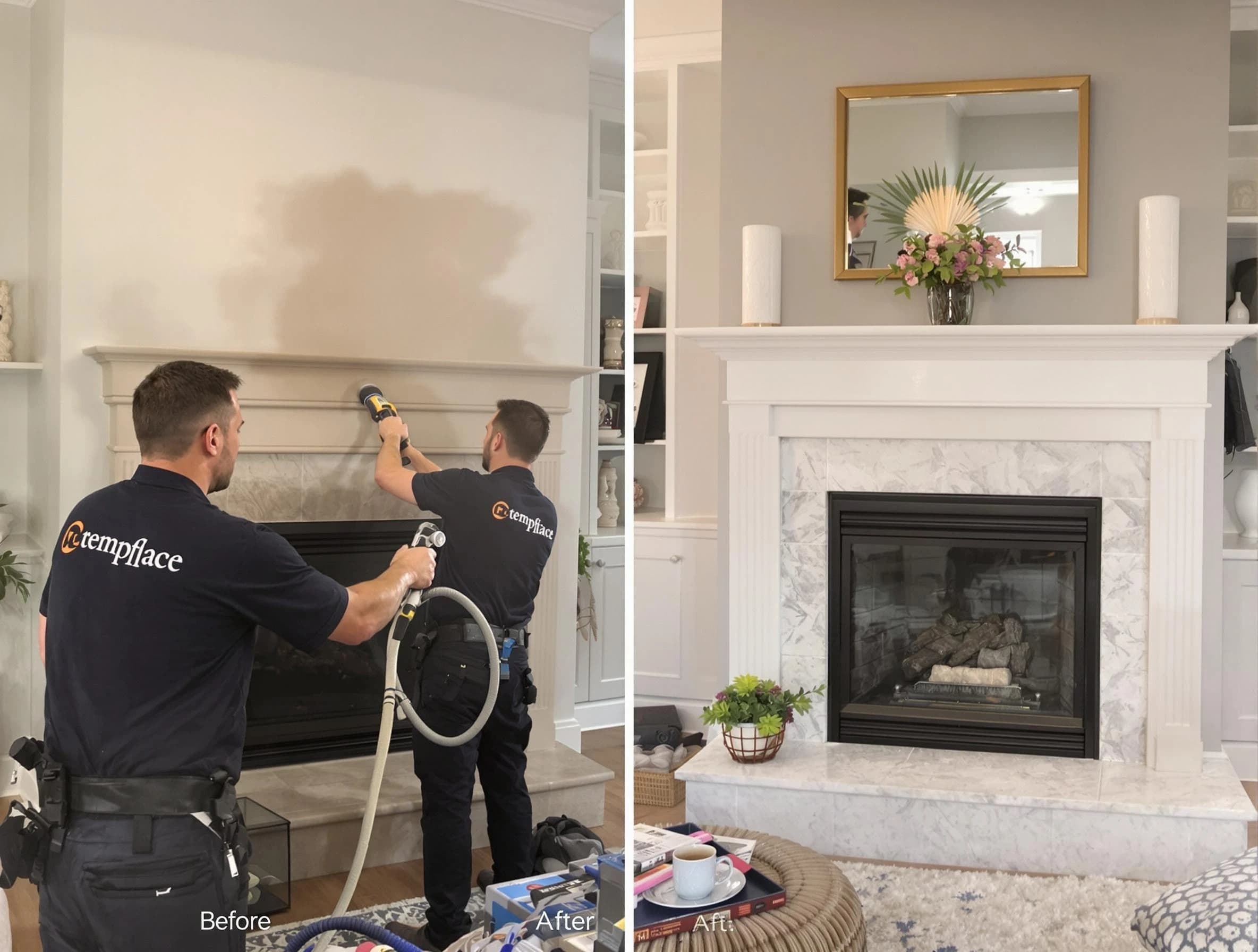 Professional soot removal by Paramus Chimney Sweep team in Paramus, NJ
