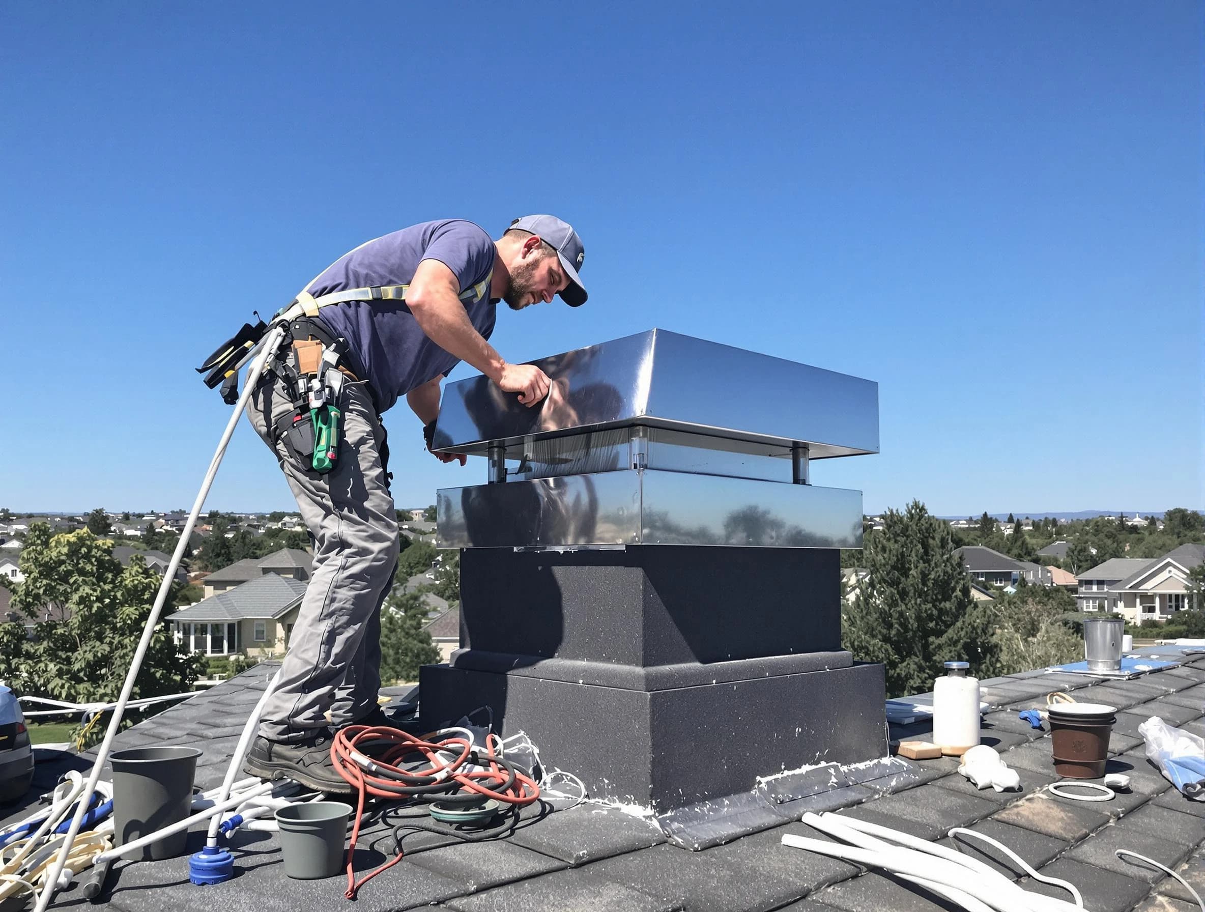 Chimney Cap Services service in Paramus, NJ
