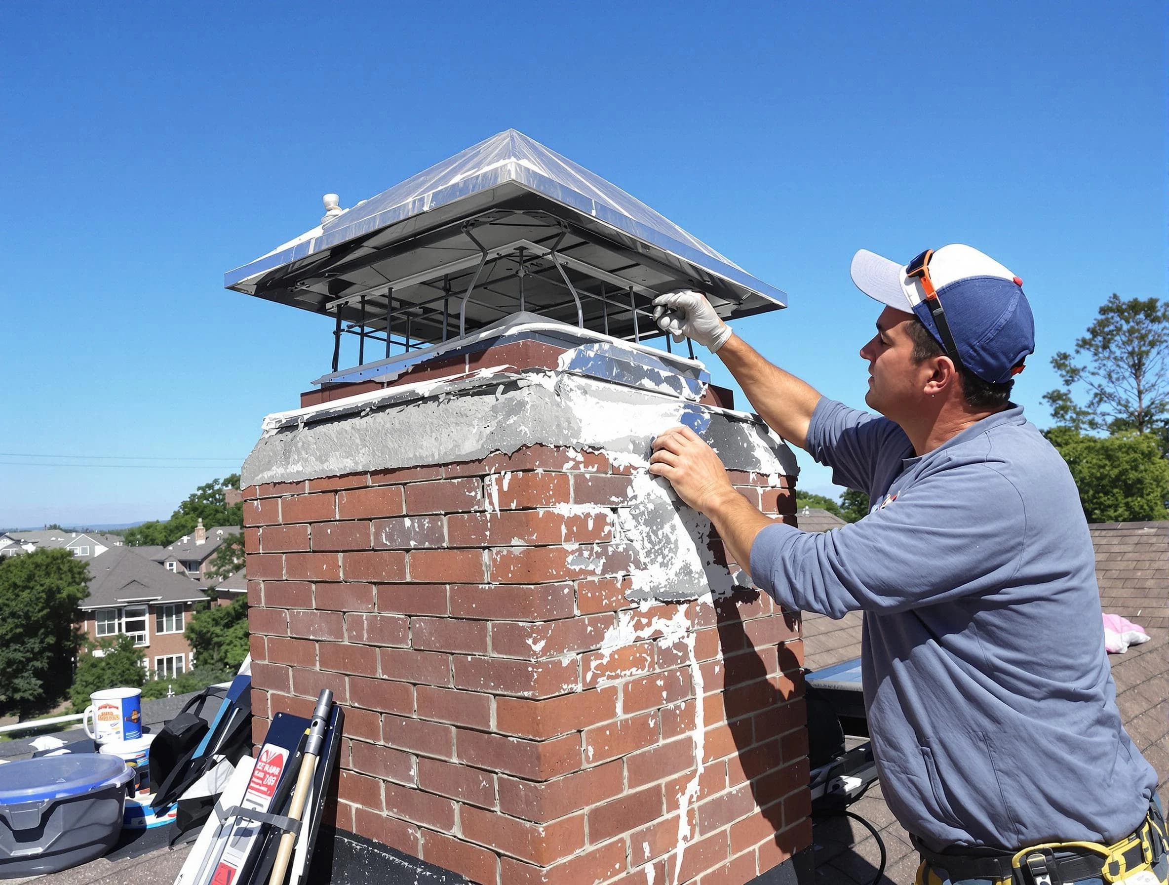 Chimney Crown Services service in Paramus, NJ